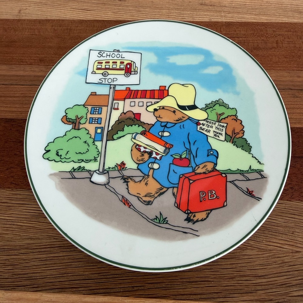 Schmid “A Year With Paddington Bear” 1981 collector plate